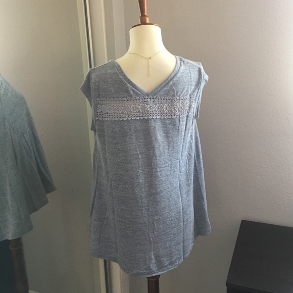 Jennifer Misty Blue Crochet Top - Picture 6 of 6